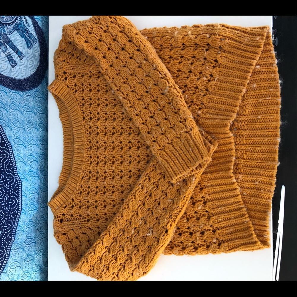 cropped vintage sweater